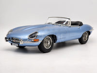 Norev 1962 Jaguar E-Type Roadster Light Blue Metallic Large 1:12 Scale - New