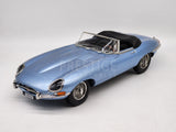 Norev 1962 Jaguar E-Type Roadster Light Blue Metallic Large 1:12 Scale - New