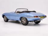 Norev 1962 Jaguar E-Type Roadster Light Blue Metallic Large 1:12 Scale - New