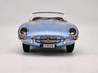 Norev 1962 Jaguar E-Type Roadster Light Blue Metallic Large 1:12 Scale - New