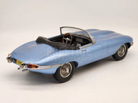 Norev 1962 Jaguar E-Type Roadster Light Blue Metallic Large 1:12 Scale - New