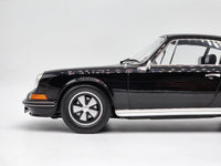 Norev 1972 Porsche 911 S Coupe Gloss Black 127511 Large 1:12 Scale - New