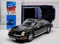 Norev 1972 Porsche 911 S Coupe Gloss Black 127511 Large 1:12 Scale - New