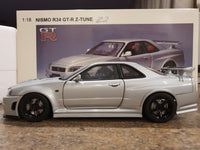 AUTOart Nismo Nissan Skyline R34 GTR Z-Tune Z2 1:18 Scale Model Car