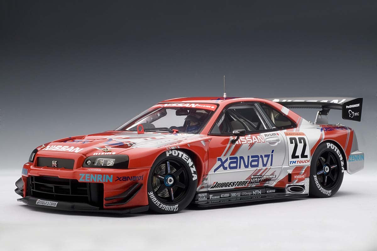 AUTOart 2002 Nissan Nismo R34 GT-R JGTC Xanavi #22 1/18