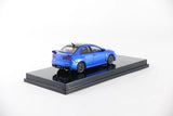 Tarmac Works Mitsubishi Evolution X Final Edition Octane Blue 1:64 Scale Model Car