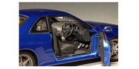 AUTOart Nissan Skyline R34 GTR V-SPEC II Bayside Blue 1:18 Scale Model Car