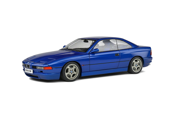 Solido 1990 BMW 850 CSI E31 Tobago Blue 1:18 Scale - New