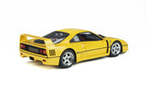 GT Spirit 1987 Ferrari F40 Yellow 1:18 Scale Model Car - Brand New