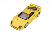 GT Spirit 1987 Ferrari F40 Yellow 1:18 Scale Model Car - Brand New