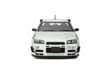 Ottomobile Nissan Skyline GT-R (R34) Mine's White 1:18 Scale Model Car