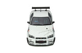 Ottomobile Nissan Skyline GT-R (R34) Mine's White 1:18 Scale Model Car