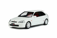 Ottomobile 1997 Honda Civic EK9 Type R Championship White OT971 1:18 Scale - New