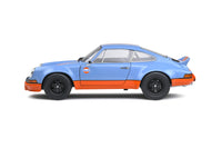 Solido 1973 Porsche 911 RSR Gulf Livery Blue/Orange 1:18 Scale - New