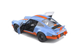 Solido 1973 Porsche 911 RSR Gulf Livery Blue/Orange 1:18 Scale - New