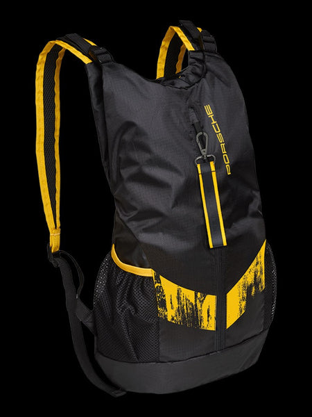 Black yellow backpack best sale