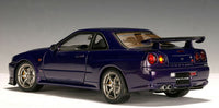 AUTOart Performance 1999 Nissan Skyline R34 GTR Midnight Purple 1:18 Scale Model Car