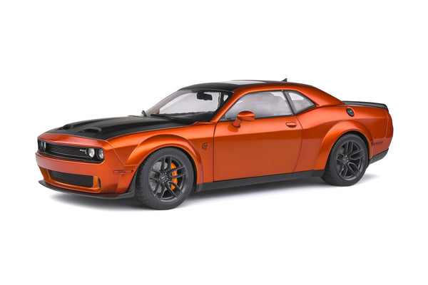 Solido 2020 Dodge Challenger SRT Hellcat Widebody Orange Metallic 1:18 Scale - New