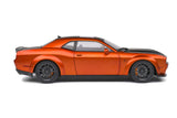 Solido 2020 Dodge Challenger SRT Hellcat Widebody Orange Metallic 1:18 Scale - New